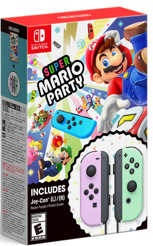 Super Mario Party + Joy-con (Pastel Purple/Pastel Green) Bundle (UAE)*