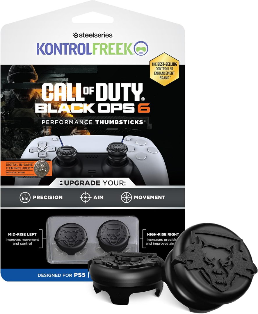KontrolFreek Call of Duty: Black Ops 6 Performance Thumbsticks for PlayStation 4 (PS4) and PlayStation 5 (PS5) (US)