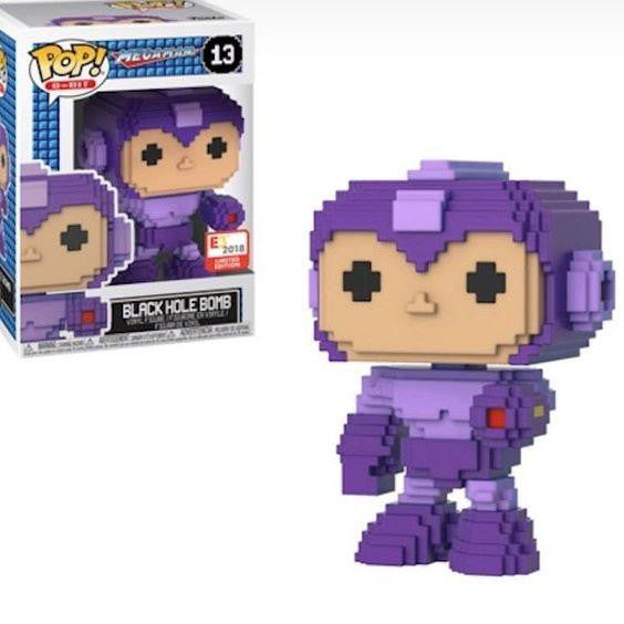 Funko POP! 8-Bit: Mega Man - Black Hole Bomb Mega Man - E3 2018 Limited Edition