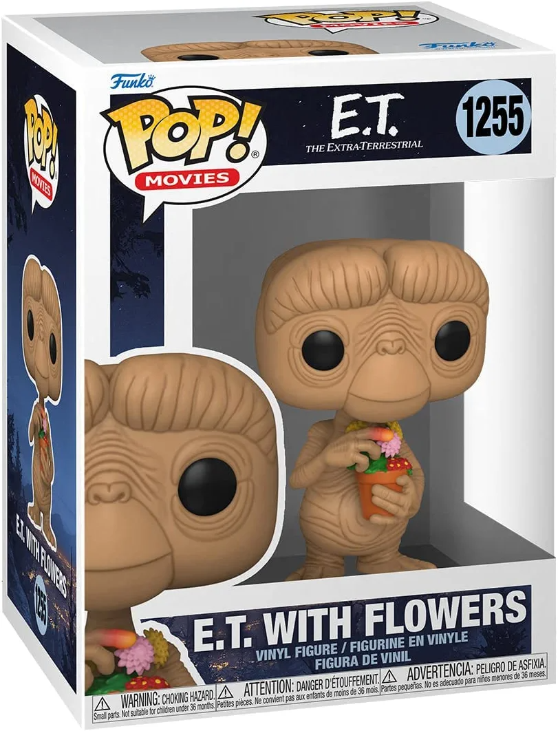 E.T. The Extra-Terrestrial #1255 - E.T. with Flowers - Funko Pop! Movie Moments*