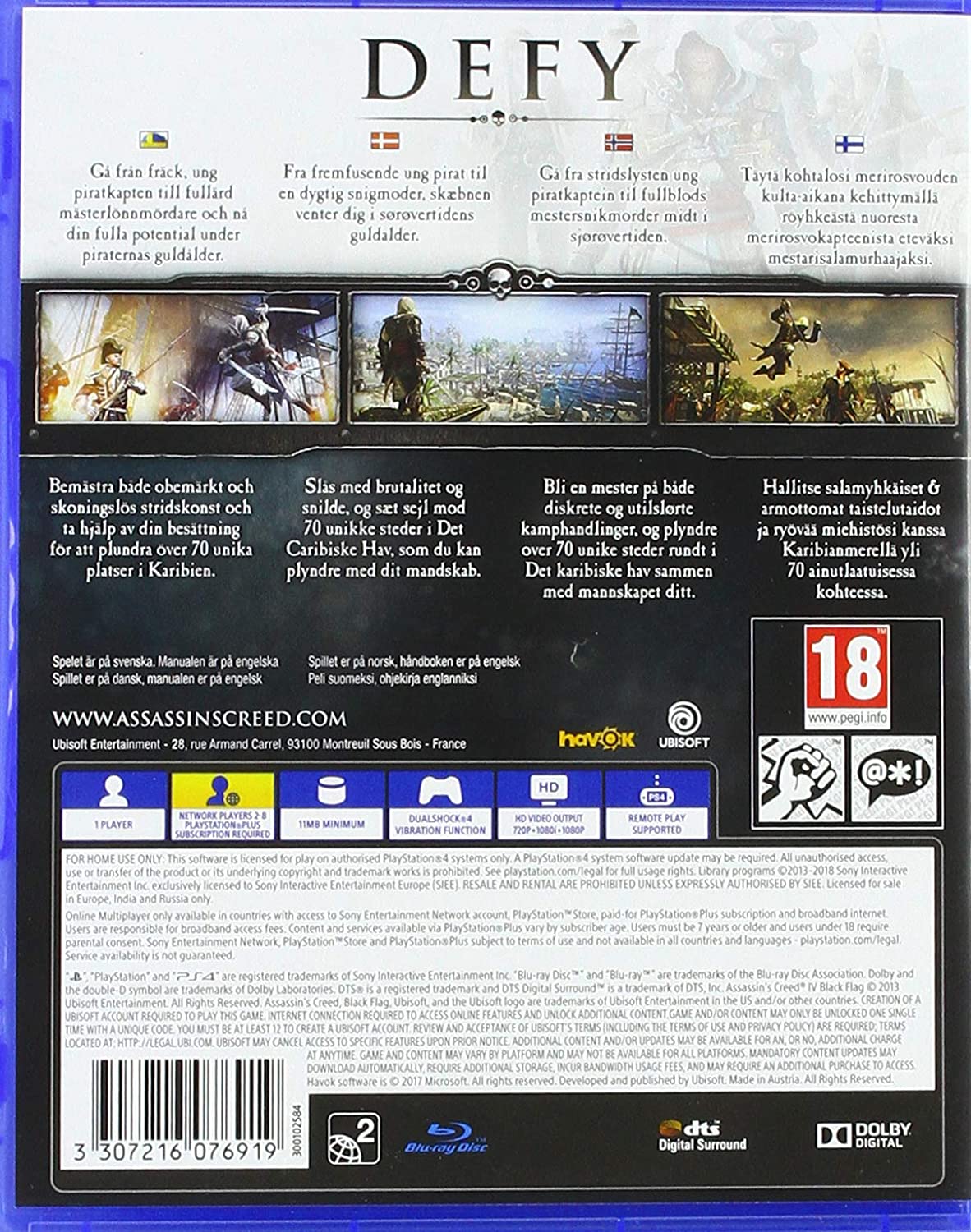 Assassin's Creed IV (4) Black Flag (Playstation Hits) (EUR)*