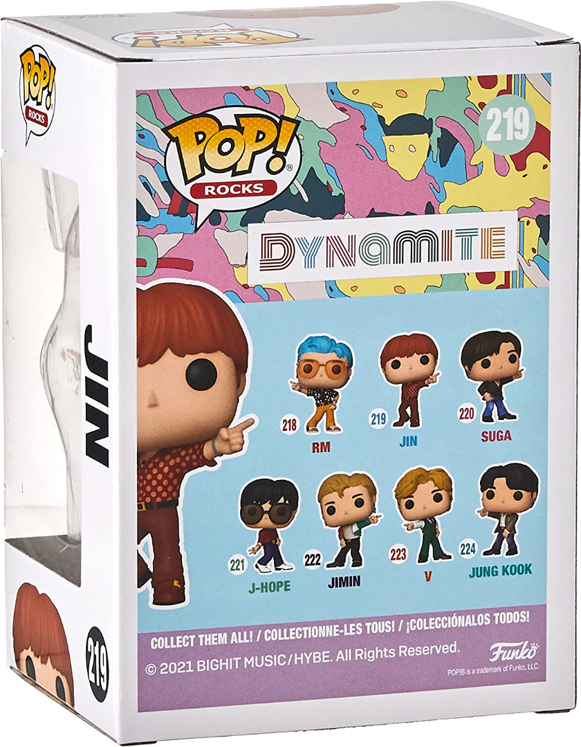 BTS #219 - Dynamite - Jin - Funko Pop! Rocks*