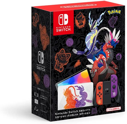 Nintendo Switch – OLED Model: Pokémon Scarlet & Violet Edition (JP)*