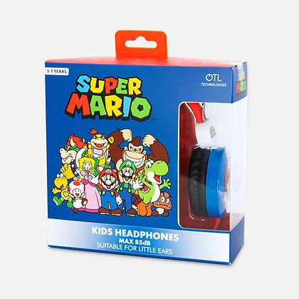 Super Mario Red/Blue Kids Core Headphones (EUR)