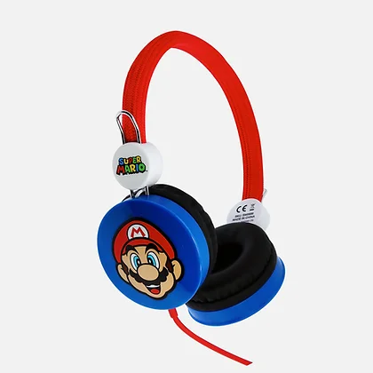 Super Mario Red/Blue Kids Core Headphones (EUR)