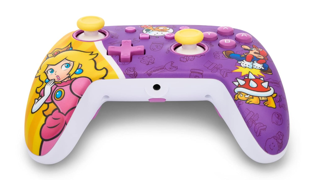 PowerA - Enhanced Wired Controller for Nintendo Switch - Princess Peach Battle