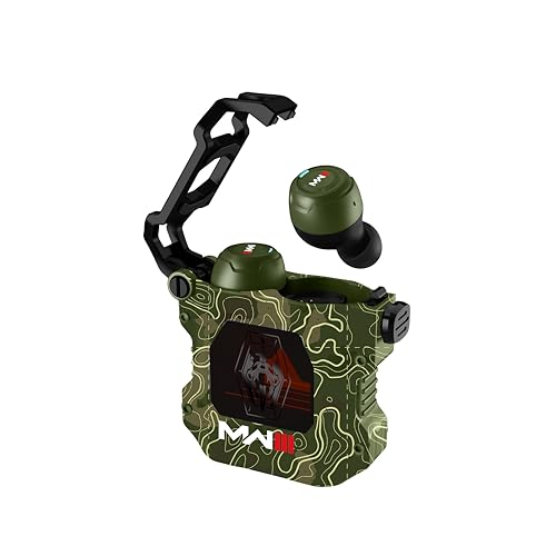 OTL Call of Duty Modern Warfare III TWS Wireless Earphones Case Olive Green Camo*