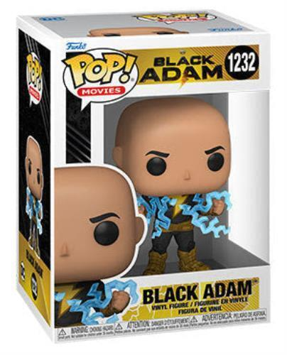 Black Adam #1232 - Black Adam No Cape with Lighting Chest - Funko Pop! Movies*