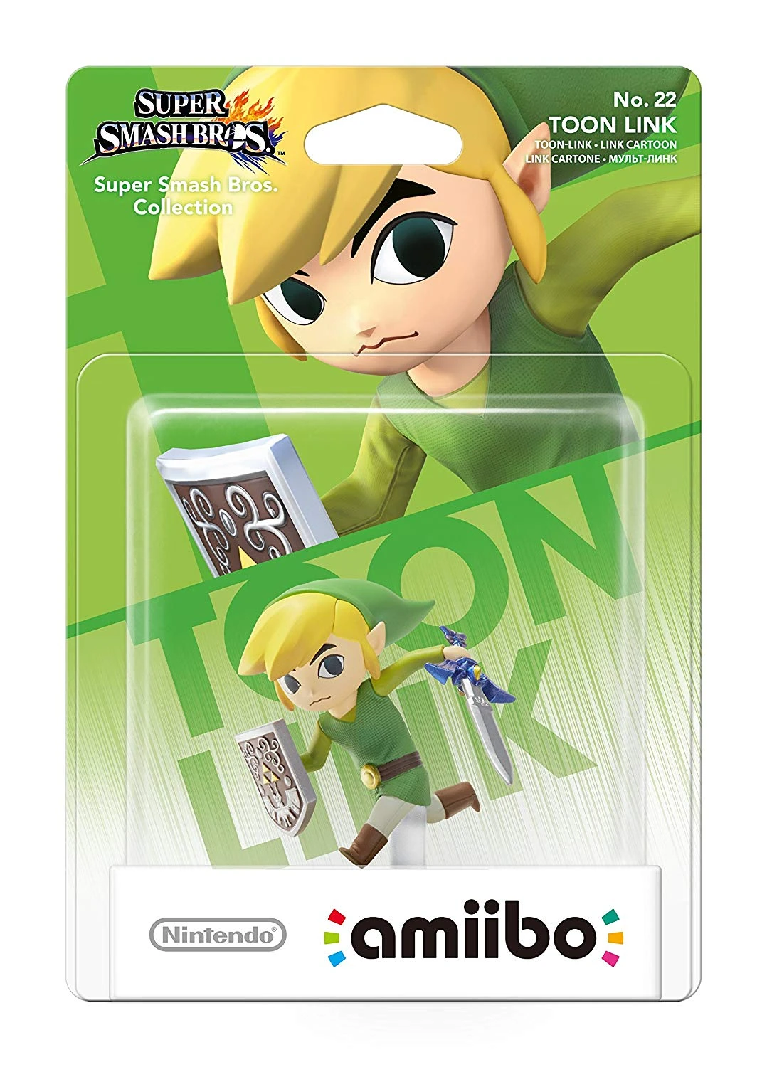 Amiibo Toon Link No.22 (Super Smash Bros) (US)