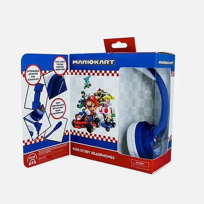 Nintendo Mariokart Blue Kids Interactive headphones (EUR)