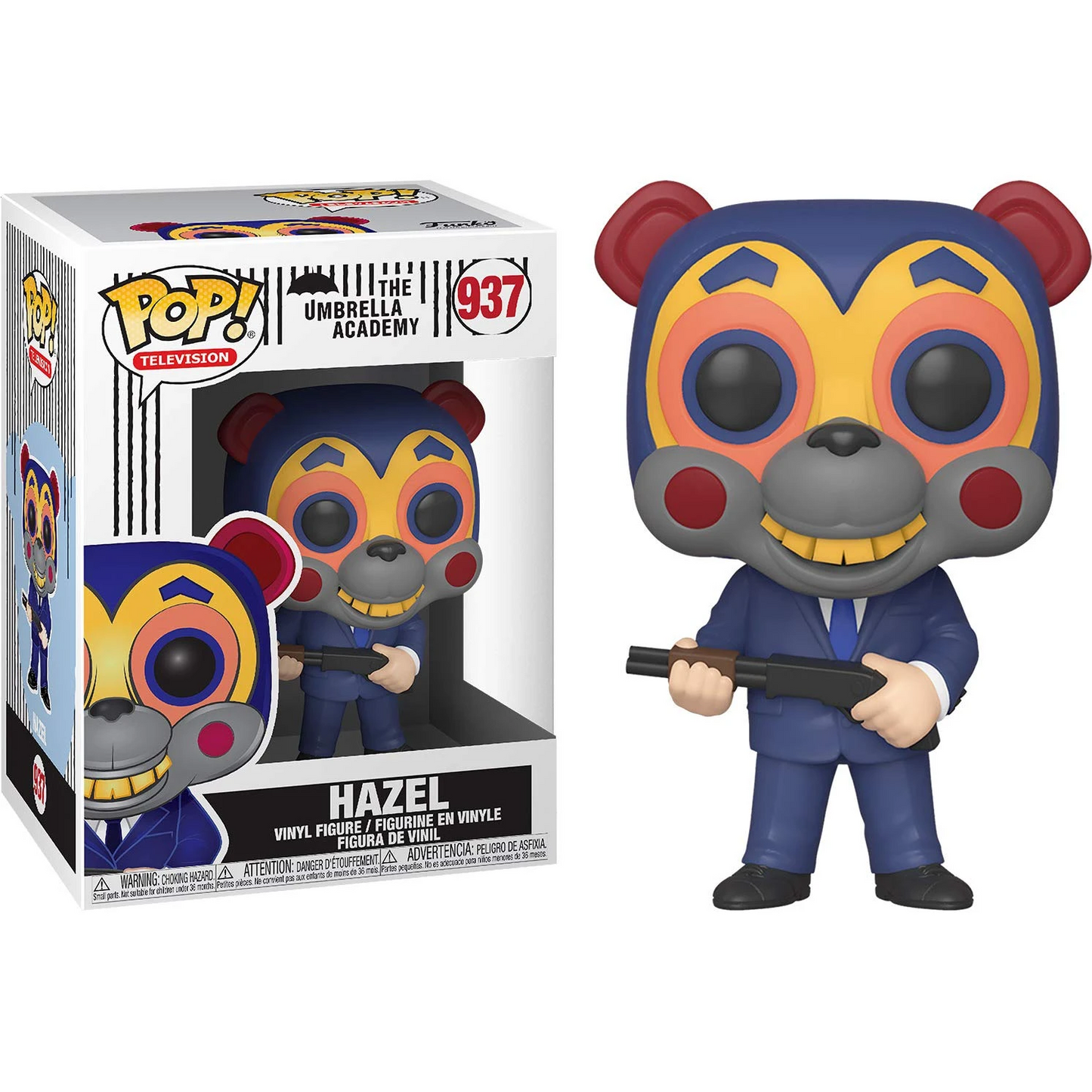 Umbrella Academy #937 - Hazel with Mask - Funko Pop! Television