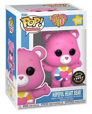 Care Bears 40th Anniversary #1204 - Hopeful Heart Bear (CHASE) - Funko Pop! Animation*