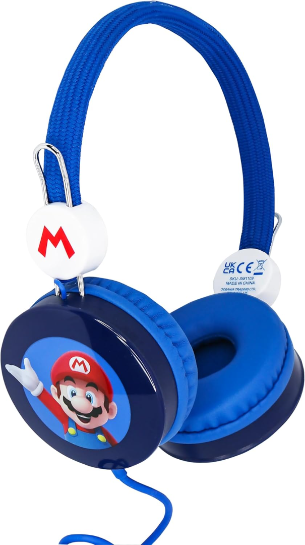 OTL Technologies Super Mario Children's Wired Headphones Blue (EUR)