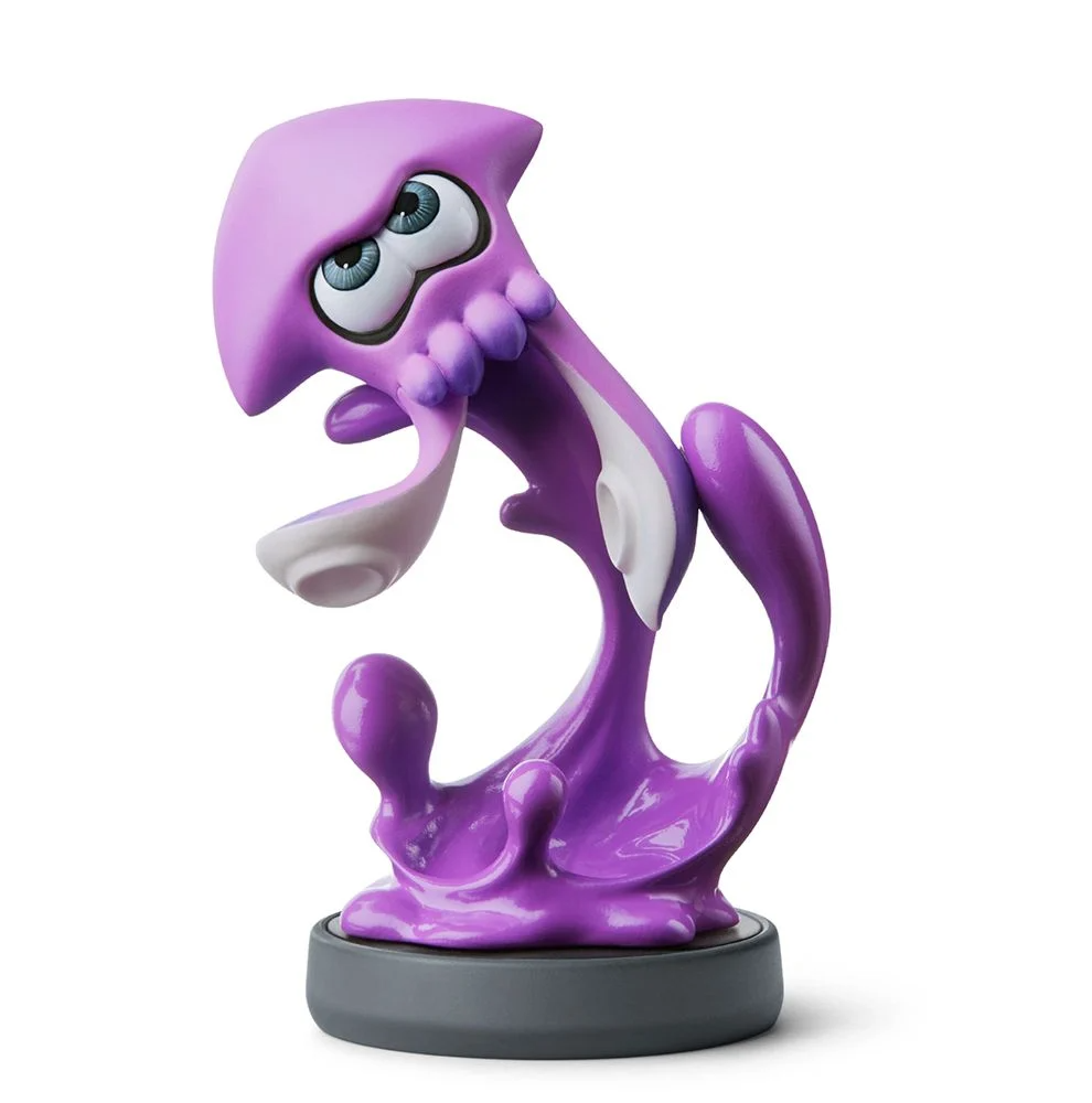Amiibo Inkling Squid Neon Purple (Splatoon) (EUR)