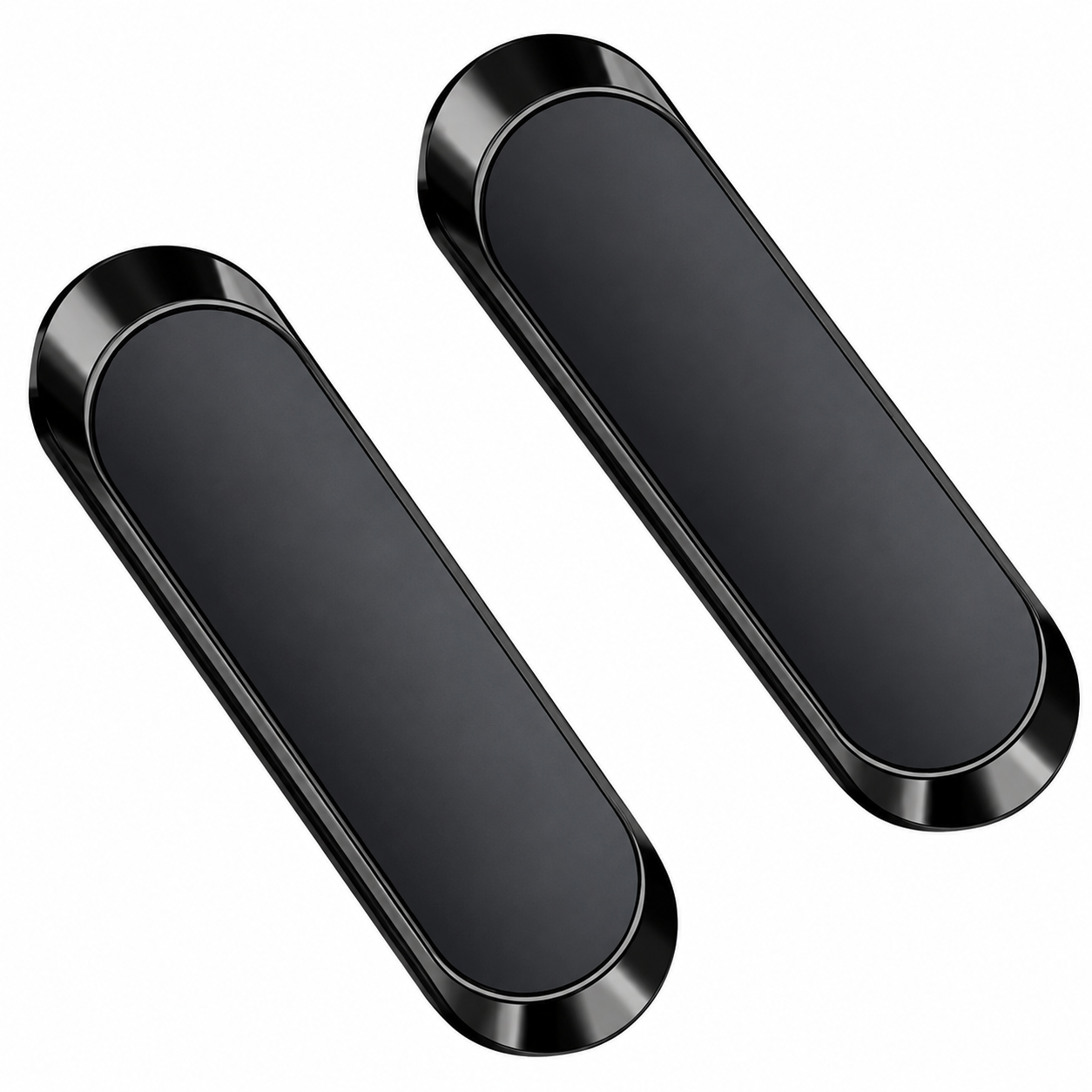 Universal Dashboard Magnetic Mobile Car Phone Holder - Black (2-pack)