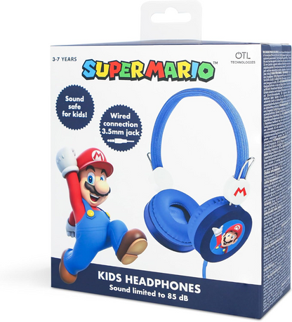 OTL Technologies Super Mario Children's Wired Headphones Blue (EUR)