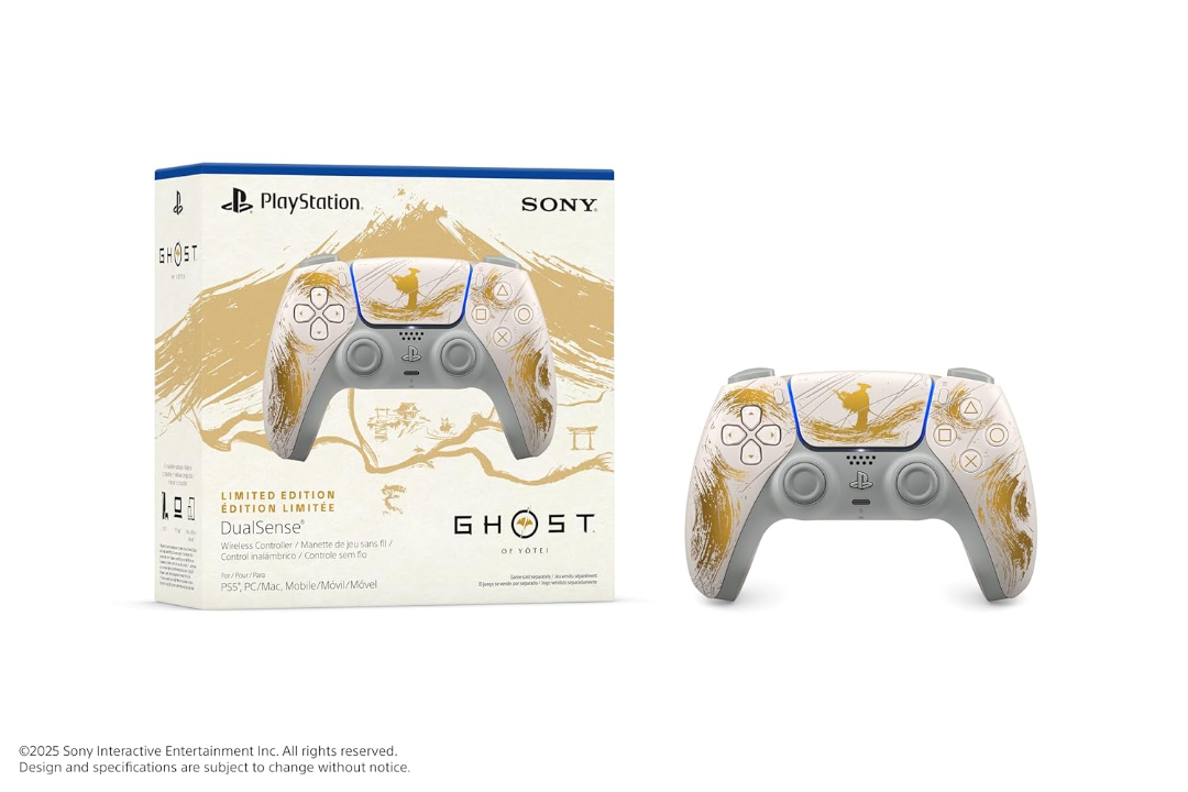 PlayStation DualSense® Wireless Controller – Ghost of Yotei Gold Limited Edition (US)