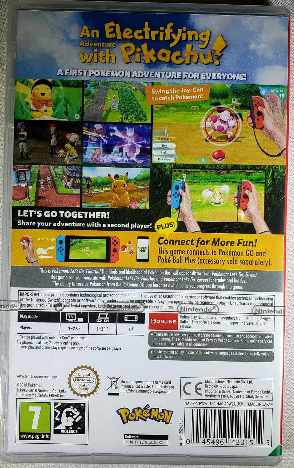 Pokemon : Let's Go Pikachu! (EUR)