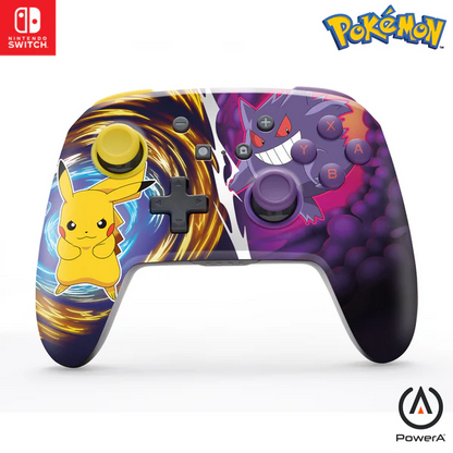 PowerA - Enhanced Wireless Controller for Nintendo Switch - Pikachu vs. Gengar (US)