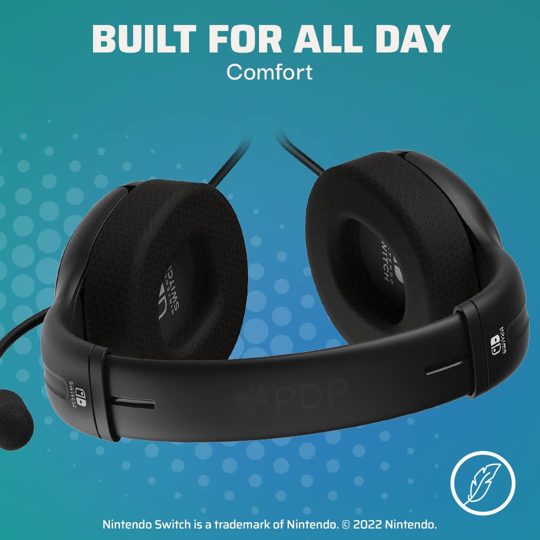 PDP Gaming LVL40 Stereo Headset with Mic for Nintendo Switch (US)