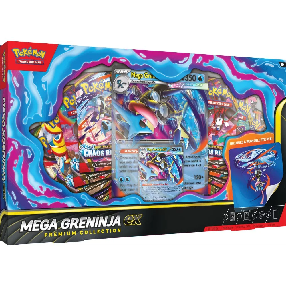 Pokemon TCG: Mega Greninja ex Premium Collection (SPANISH) (LATAM)