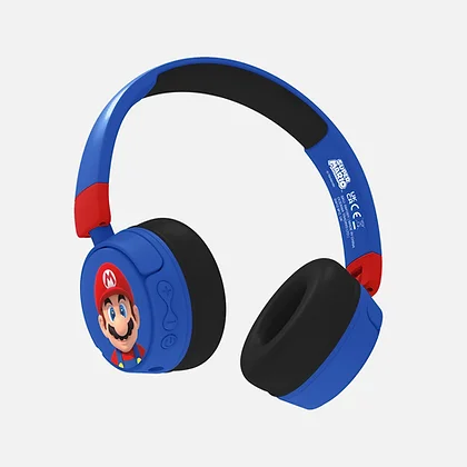 Super Mario Blue Kids Wireless Headphones (EUR)