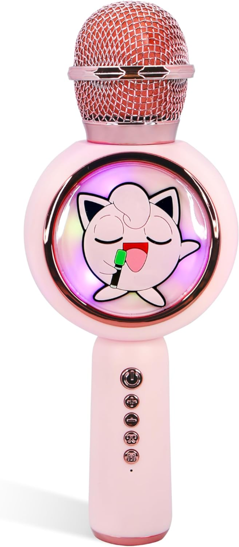 OTL Pokemon Jiggly Puff Popsing LED Illuminated Wireless Karaoke Microphone (EUR)