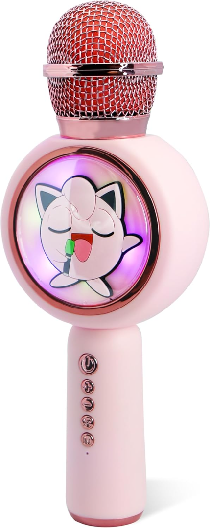 OTL Pokemon Jiggly Puff Popsing LED Illuminated Wireless Karaoke Microphone (EUR)