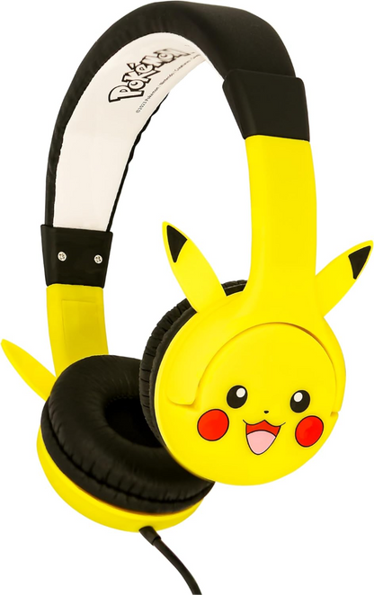 Pikachu moulded ears childrens headphones (EUR)