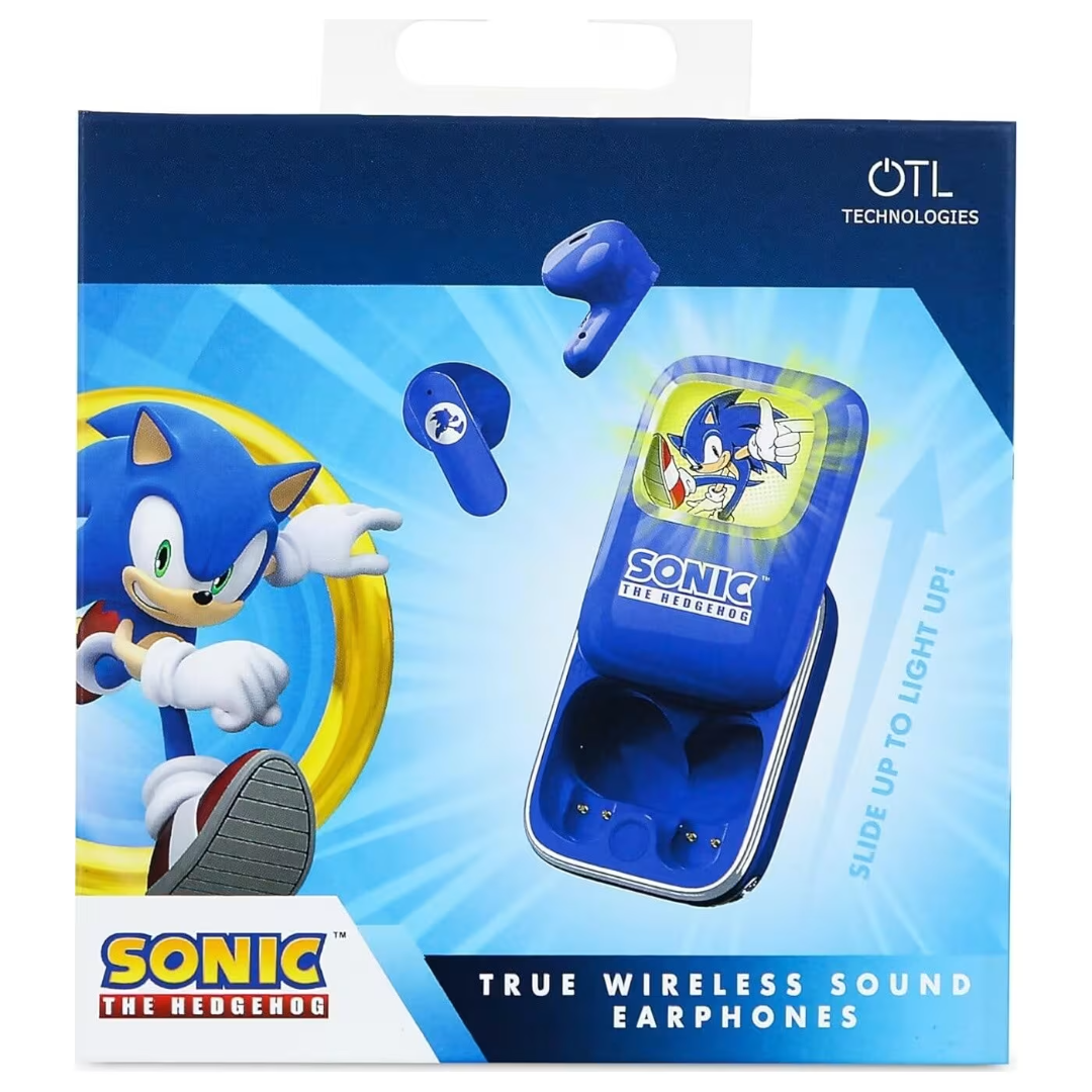 OTL Sonic The Hedgehog Slide Open Led Light Up Display Tws Earphone (EUR)