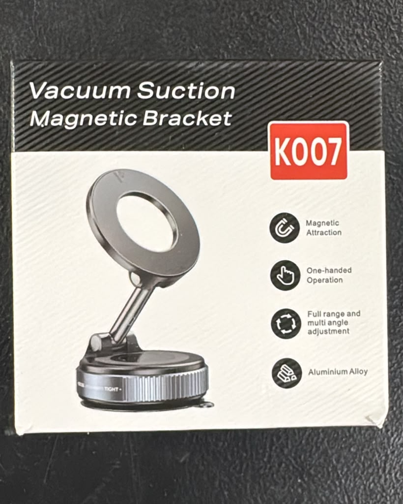 Vacuum Suction Magnetic Bracket - White (US)