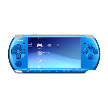 Sony PlayStation 3000 PSP Vibrant Blue (Renewed) (EUR)