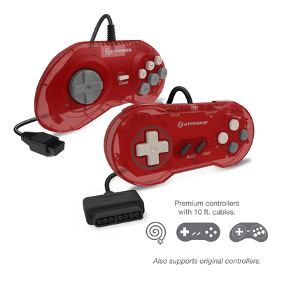Hyperkin RetroN 3 HD 3-in-1 Retro Gaming Console for NES, Super Famicom, and Genesis/Mega Drive (Jasper Red) - Super NES*
