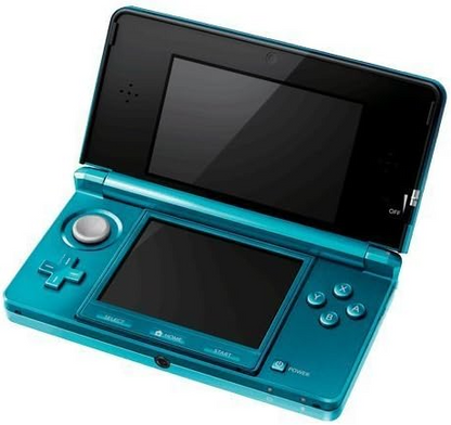 Nintendo 3DS Console Aqua Blue (Renewed) (EUR)