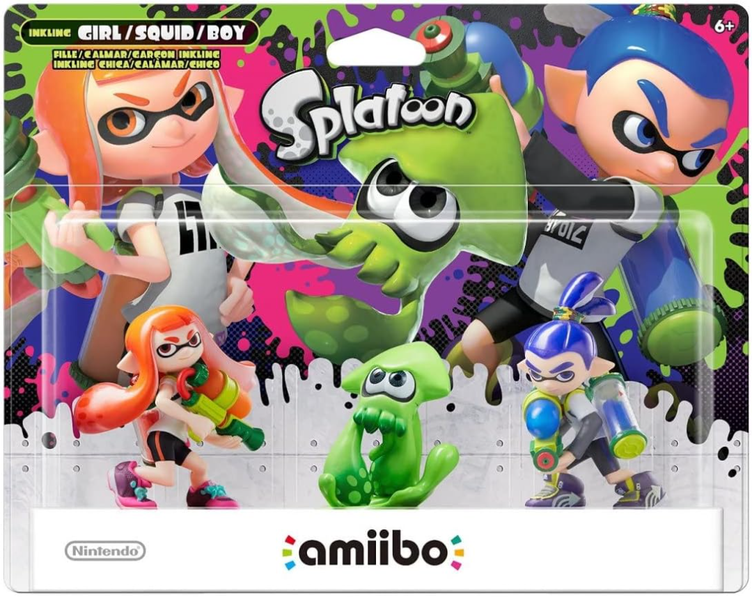 Amiibo Splatoon Triple Pack (Inkling Girl / Boy / Squid) (EUR)