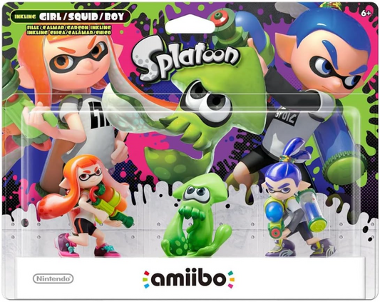 Amiibo Splatoon Triple Pack (Inkling Girl / Boy / Squid) (EUR)