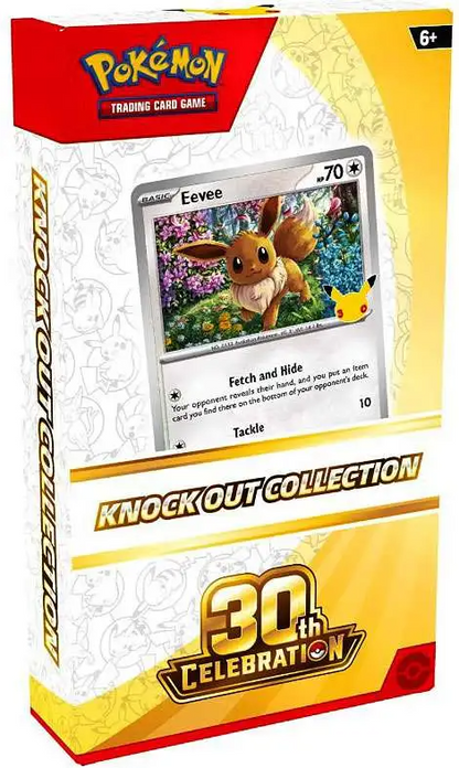 Pokemon TCG: Pokemon 30th Anniversary Celebration Eevee Knock Out Collection (US)