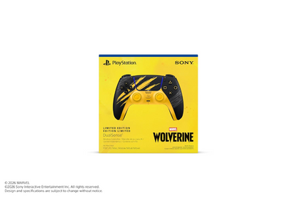 PlayStation DualSense Wireless Controller – Marvel’s Wolverine Battle Yellow Limited Edition (US)