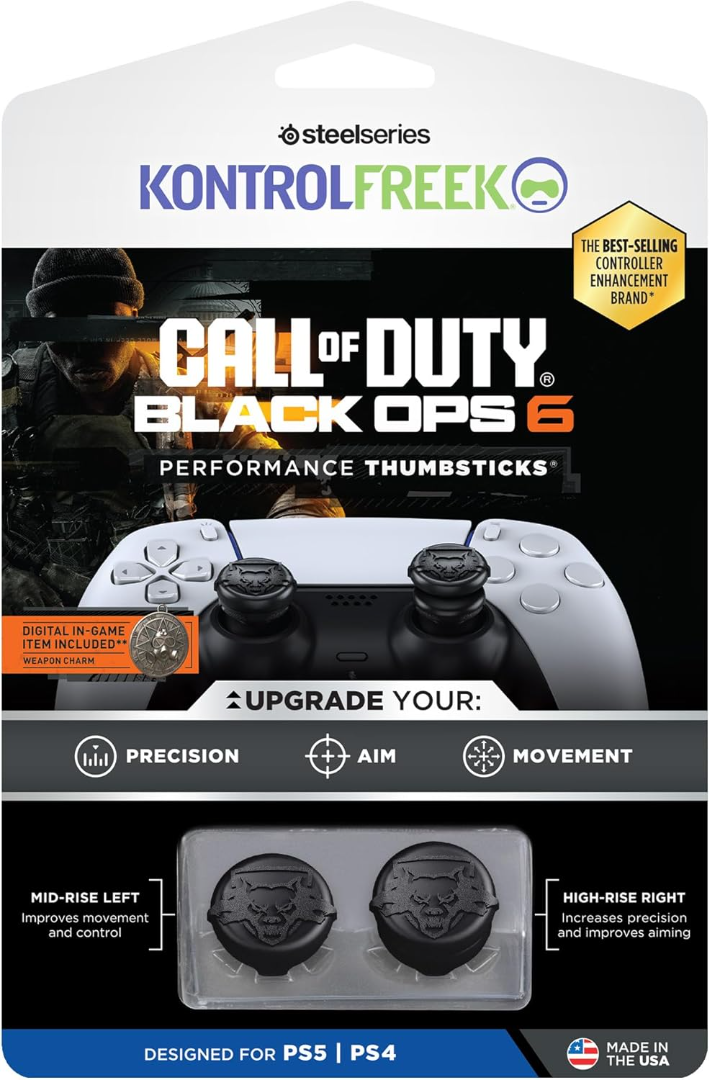 KontrolFreek Call of Duty: Black Ops 6 Performance Thumbsticks for PlayStation 4 (PS4) and PlayStation 5 (PS5) (US)