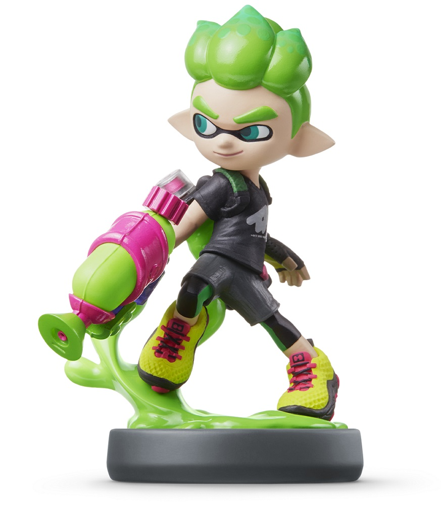 Amiibo Inking Boy Neon Green (Splatoon) (EUR)