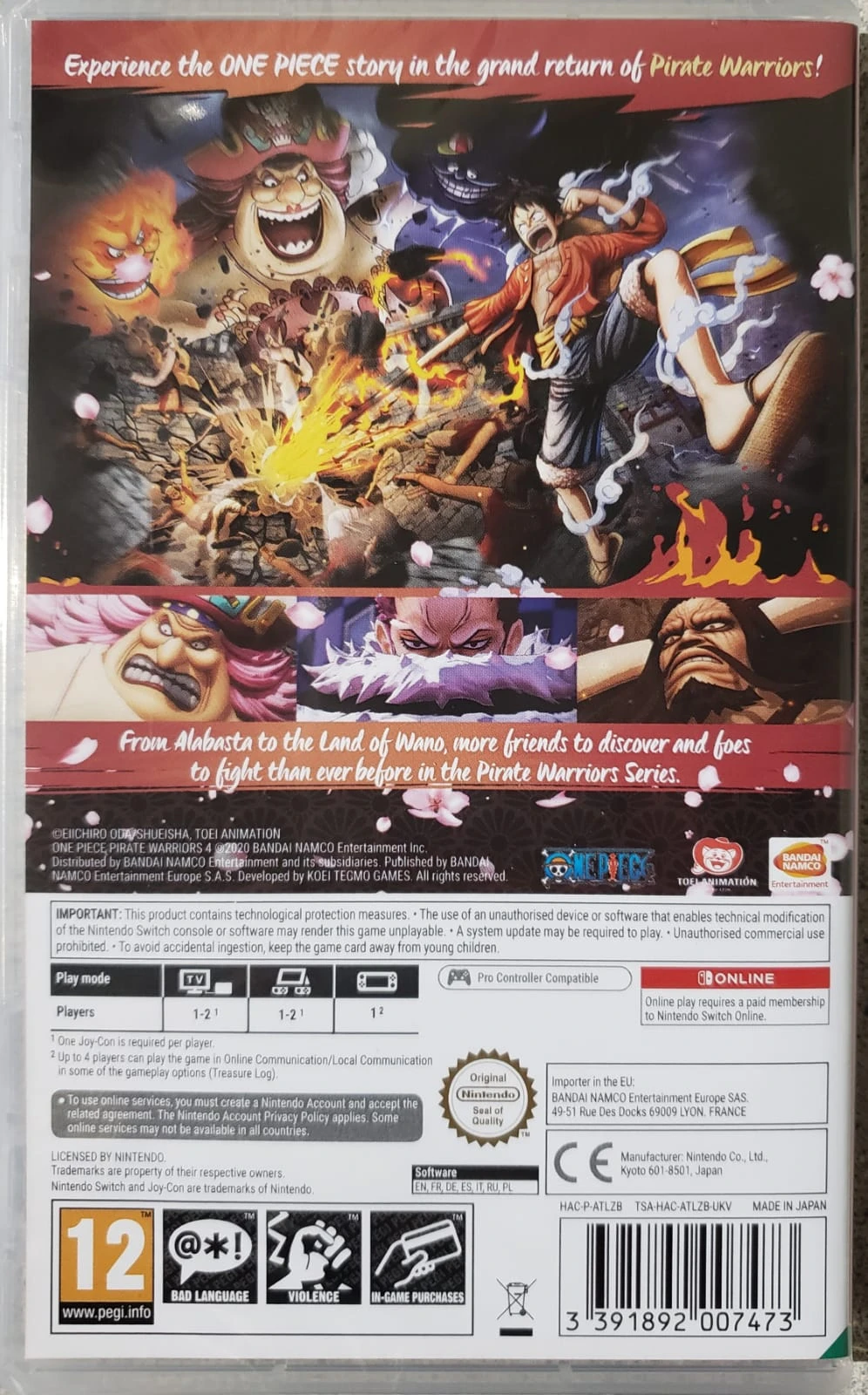One Piece Pirate Warrriors 4 (EUR)