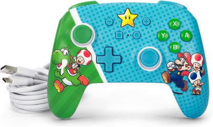 PowerA Enhanced Wireless Controller for Nintendo Switch - Super Star Friends (US)