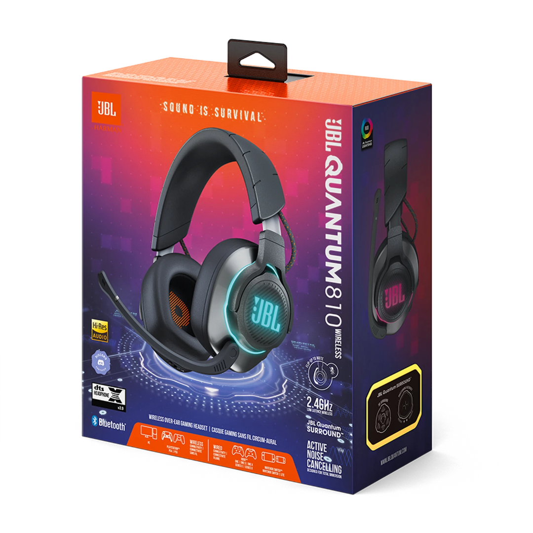 JBL Quantum 810 Wireless Headphones - Black (US)