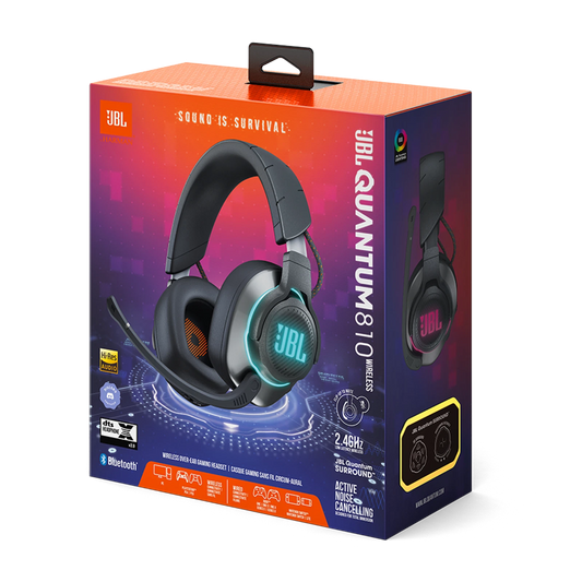 JBL Quantum 810 Wireless Headphones - Black (US)