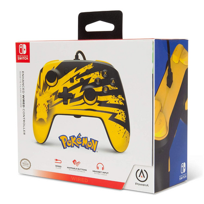 PowerA - Enhanced Wired Controller for Nintendo Switch - Pikachu Lightning