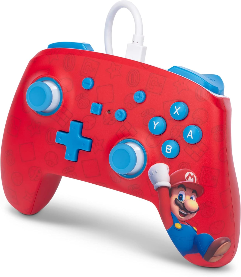Power A Enhanced Wired Controller for Nintendo Switch - Woo-hoo! Mario (US)