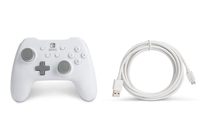PowerA - Enhanced Wired Controller for Nintendo Switch - White (OPEN-BOX)
