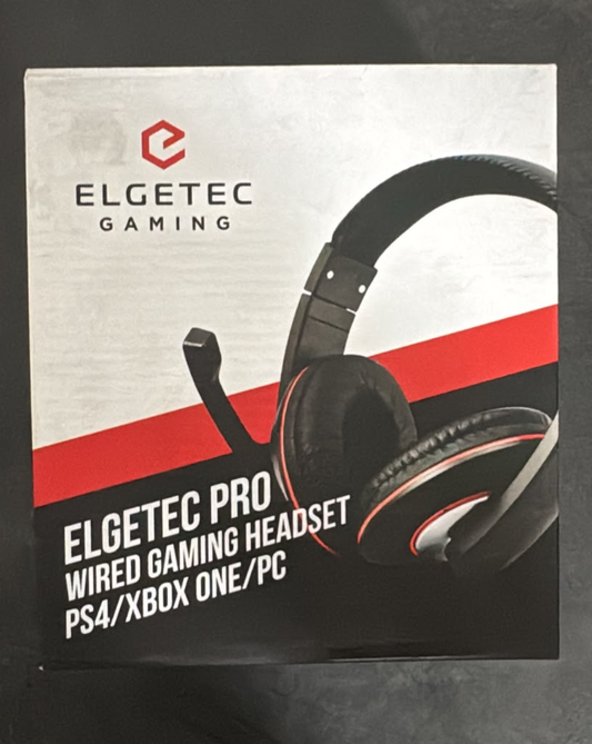 Elgetec Pro Wired Gaming Headset - Black/Red (US)