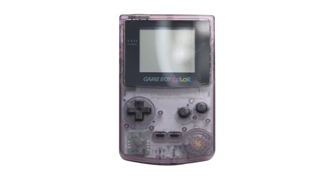 Nintendo Gameboy Color Console - Clear Lite Purple (Renewed)