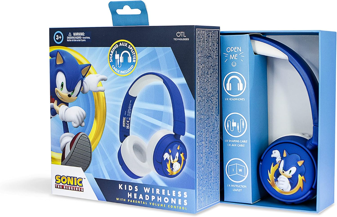 OTL - Sonic The Hedgehog Kids Wireless Headphones Blue (EUR)
